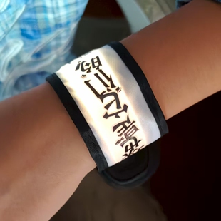 LED发光荧光拍拍圈手环骑行夜跑派对酒吧手腕带儿童臂带LOGO定制