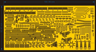 1/700 023蓝星蚀刻片孟加拉海军驰骋号下一个系列