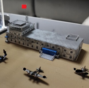 飞机场1/700 航站楼 飞机场建筑 蚀刻片 004