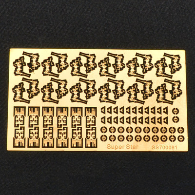 SSMODEL 700081 1/700  4cm防空炮 船模细节改造蚀刻片