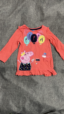 98码小猪佩奇上衣