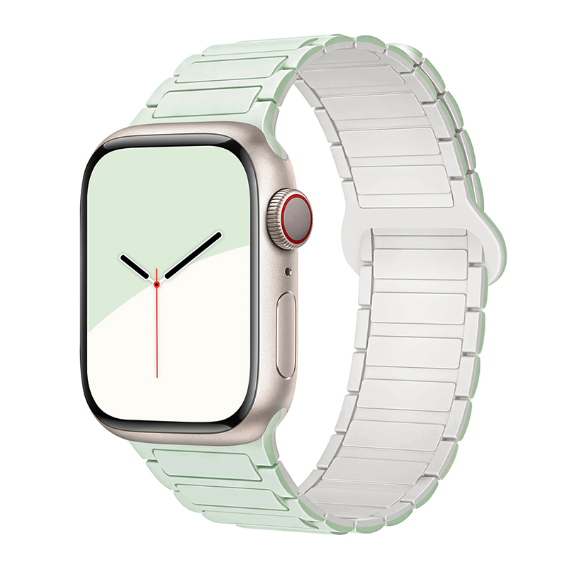 张婧仪同款适用苹果S10手表iWatchs9表带42/46/49/45MMs8硅胶