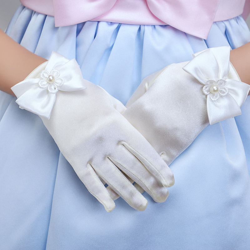 Gants pour fille en satin - Ref 2151374 Image 1