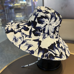 大帽檐海边遮阳帽女士出游防晒春夏季薄款渔夫帽女生沙滩太阳帽潮