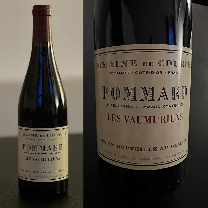 Domaine Pommard LesVaumuriens 科瑟酒庄玻玛村舞媚娘园红mx