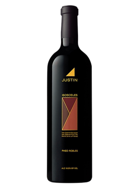 美国原装进口 JUSTIN ISOSCELES PASO ROBLES 贾斯汀三角红葡萄酒