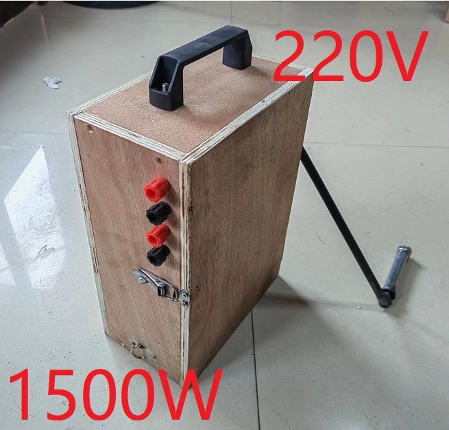 220v1500w伏手摇发电机永磁交流电恒压大功率无刷变速箱带木箱