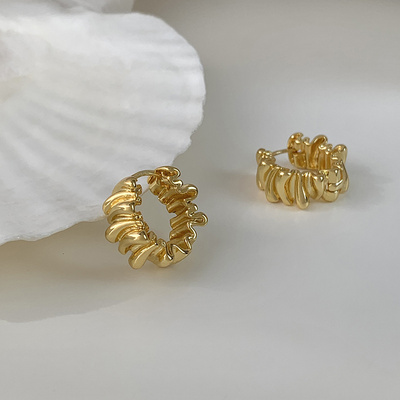 冷淡风法式简约小众设计耳环耳扣