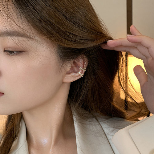 超闪锆石小巧时髦性冷淡风耳骨夹