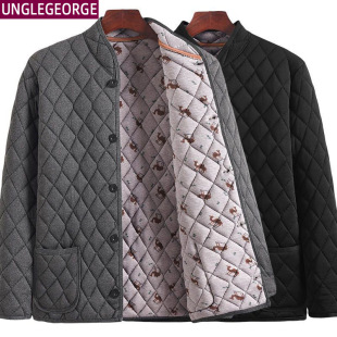 男士 棉衣弹力布里保暖贴身小棉袄中老年人内胆内外穿棉服爸爸冬装