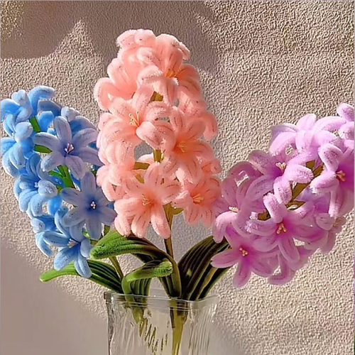 风信子扭扭棒花束手工DIY材料包