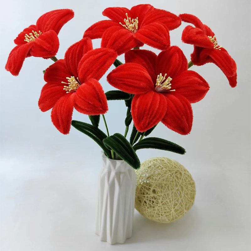 百合花束手工材料包diy