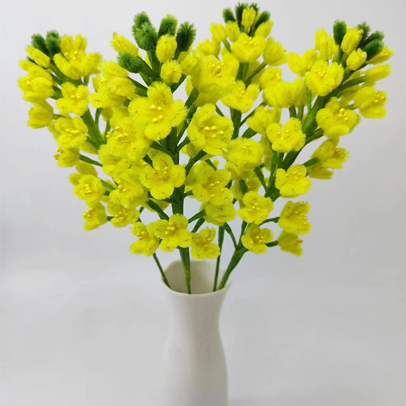 油菜花扭扭棒材料制作简单