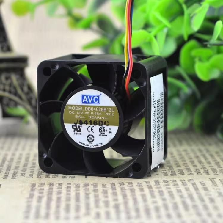 全新 AVC DB04028B12U 4028 12V 0.66A 4厘米 4线PWM 服务器风扇