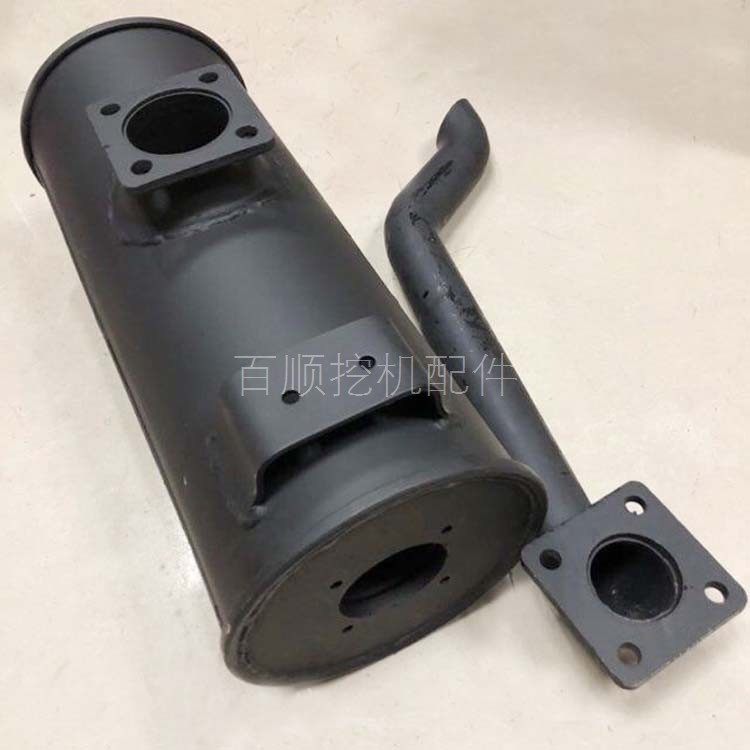 山河SWE70消声器挖掘机消音器工程机械优质烟筒