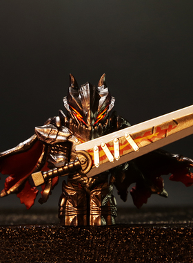 适用乐高剑风传奇死亡之翼格斯嘎子第三方拼装积木人仔玩具GP103