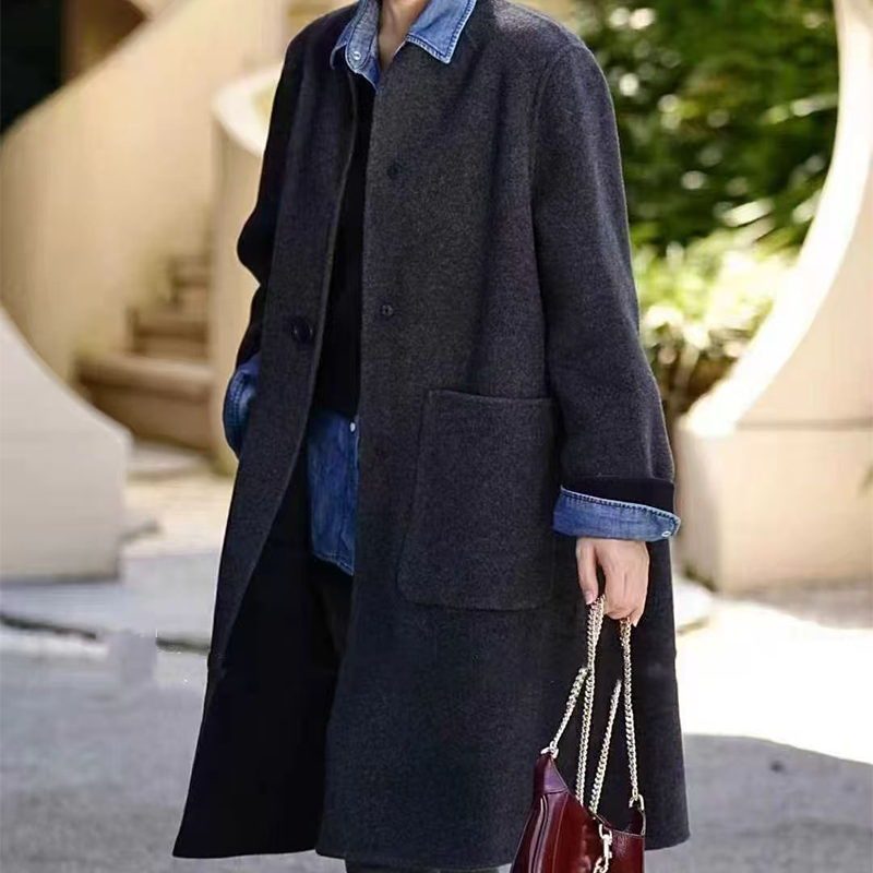 羊绒大衣女显瘦百搭中长款外套2025冬季JIM金标 STELLA LAUREN