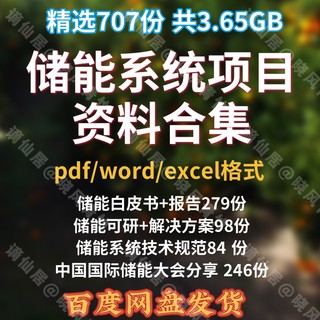 储能系统电站技术解决方案设计可研报告蓝白皮书光伏规范大会资料