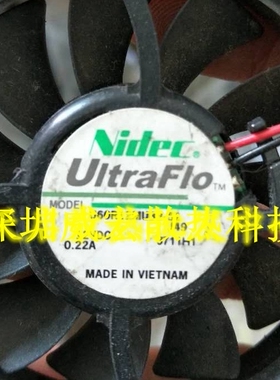 原装NIDEC U60R12MUBB-51 J49 12V 0.22A 6CM厘米服务器散热风扇