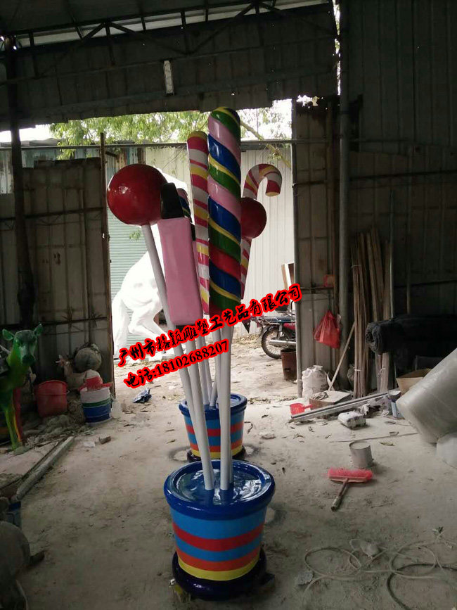 卖场糖果模型玻璃钢景观工艺品