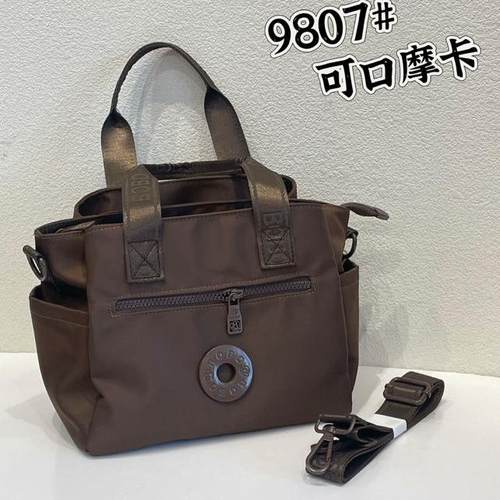 爱乐之城直播间9807同款女高级层菜篮手提单肩斜挎防泼水牛津布包