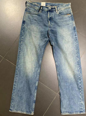 G-STAR专柜正品男士潮牌百搭休闲直筒酷酷的水洗牛仔裤23691