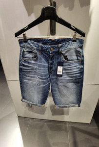 G-STAR潮流夏季牛仔短裤五分裤