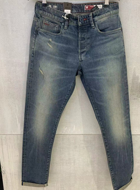 G-STAR专柜正品男士3301赤耳高端修身低调牛仔裤D20589.B454.C780