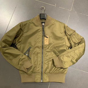 G-STAR专柜正品冬款潮流型男棒球衫保暖质感棉服棉衣棉外套D23624