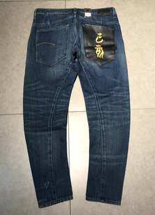 G-STAR专柜正品 特价女款直筒长裤显瘦水洗休闲牛仔裤D11845