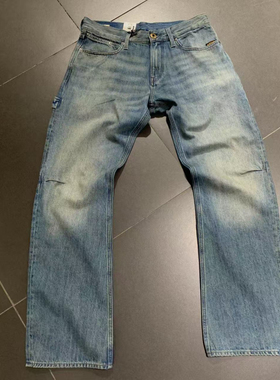 G-STAR专柜正品男水洗百搭休闲3D剪裁宽松版颓废质感牛仔裤24467
