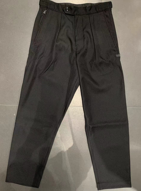 G-STAR专柜正品男潮流3D剪裁西裤款宽松版型纯黑休闲裤长裤D23681