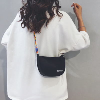 玲澜五色ins潮牌时尚斜挎小饺包
