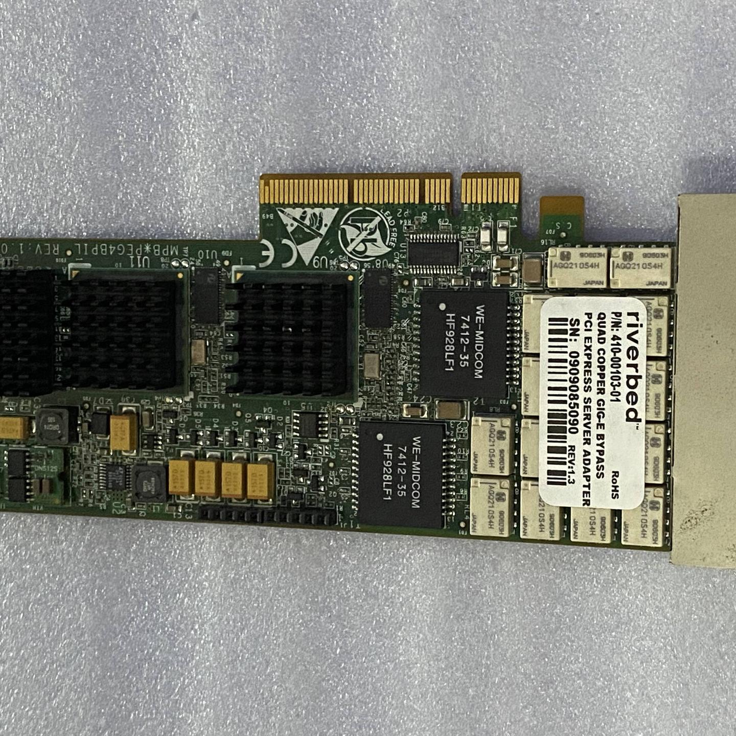 Silicom PEG4BPIL 00E0ED205B24 PCIe 4口千兆Bypass旁路功能网卡