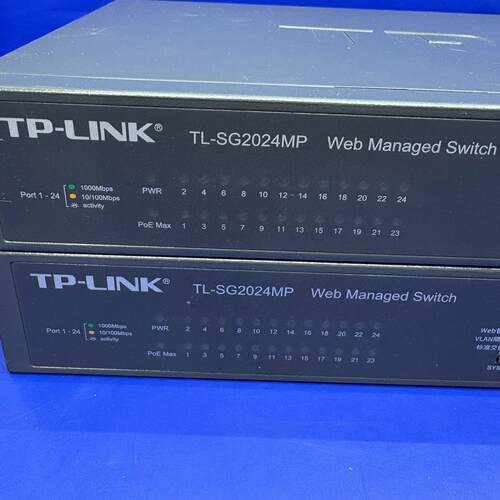 充新TP-LINK TL-SG2024MP 24口全千兆云管
