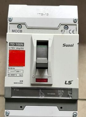 韩国LS乐星产电塑壳断路器 TD100N 3P规格有16A