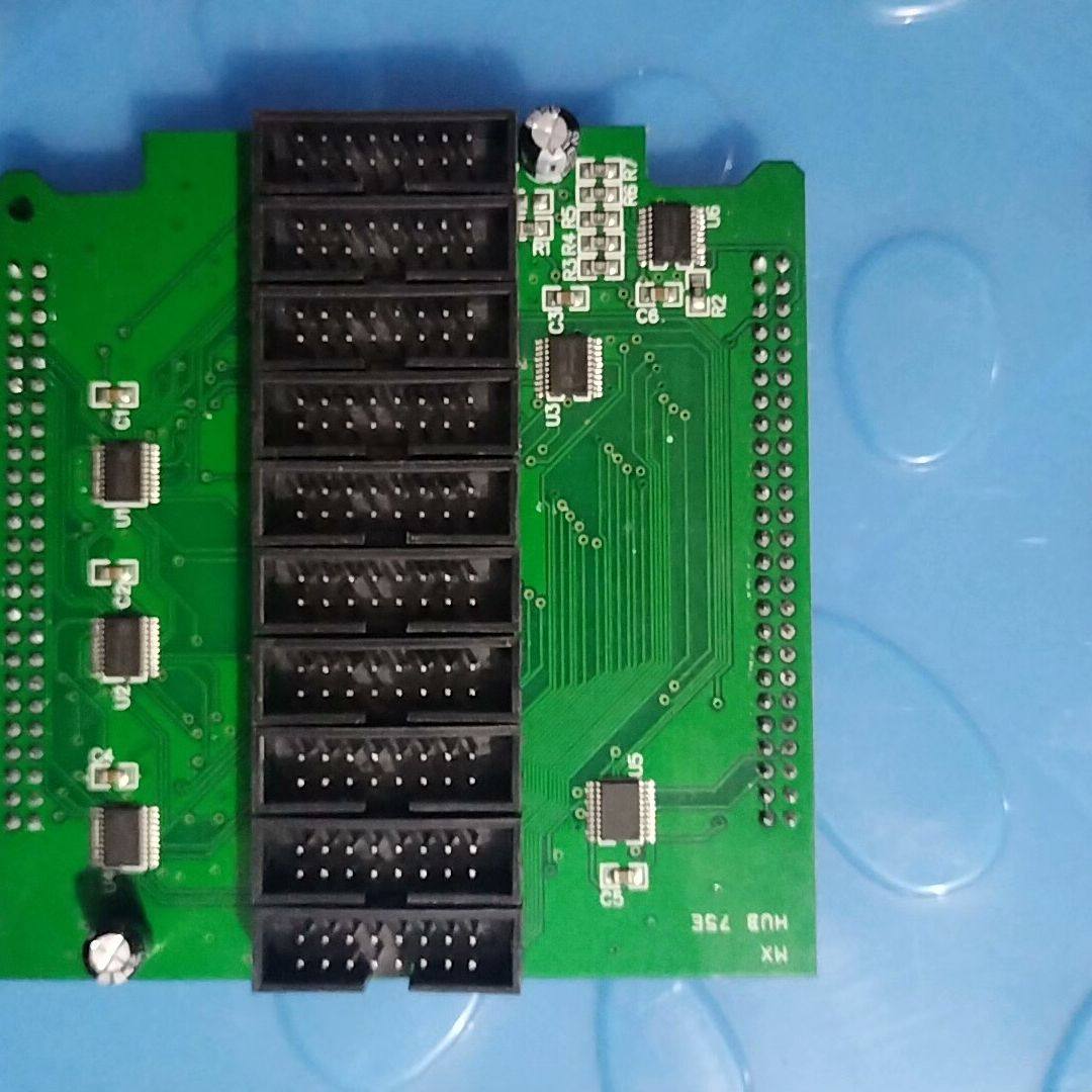 HUB75E 显示屏转接板 LED扩展卡 16P-10口