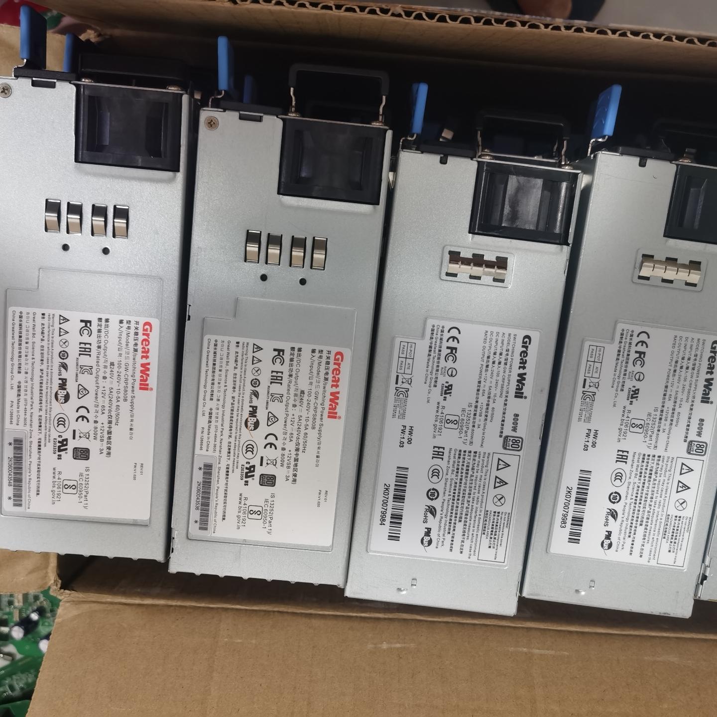 GW-CRPS800 800W冗余电源模块 成色几乎