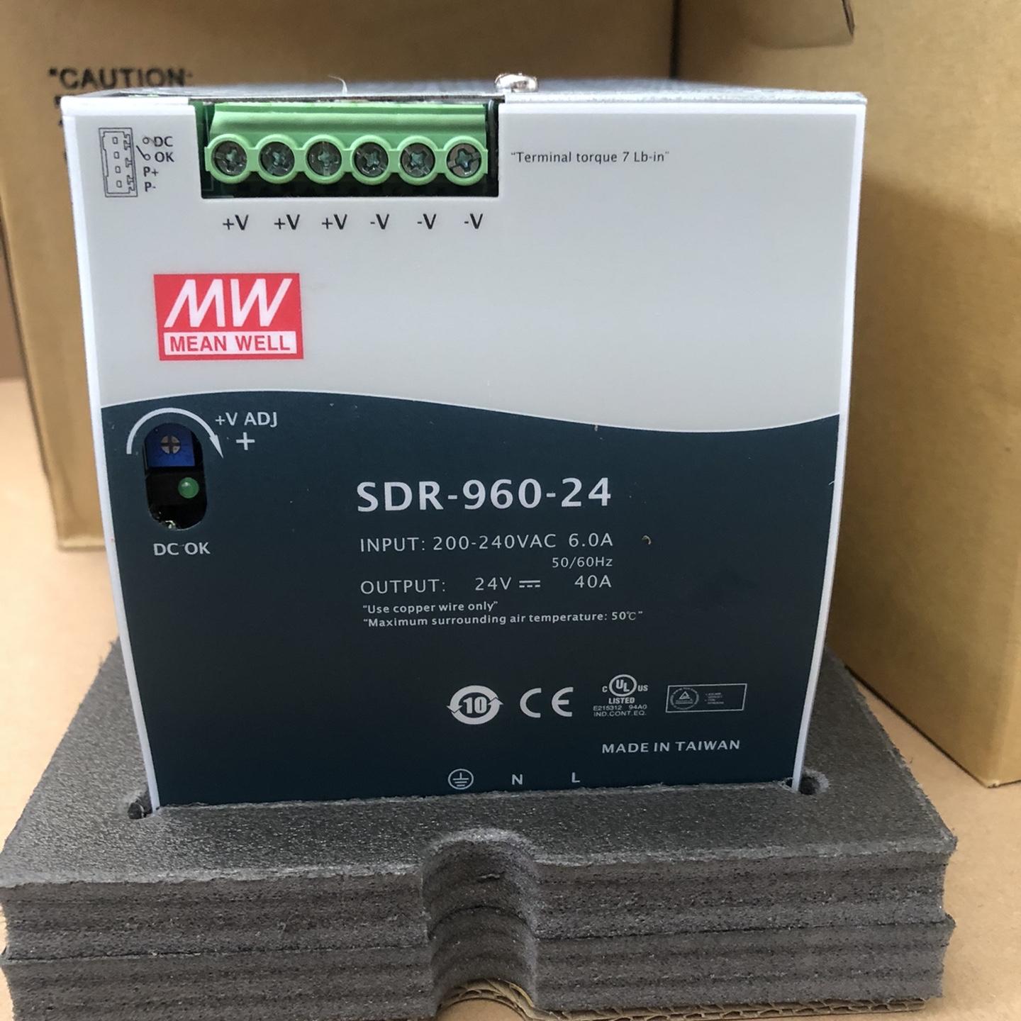 MEAN WELL/明纬 SDR-960-24 24V40A