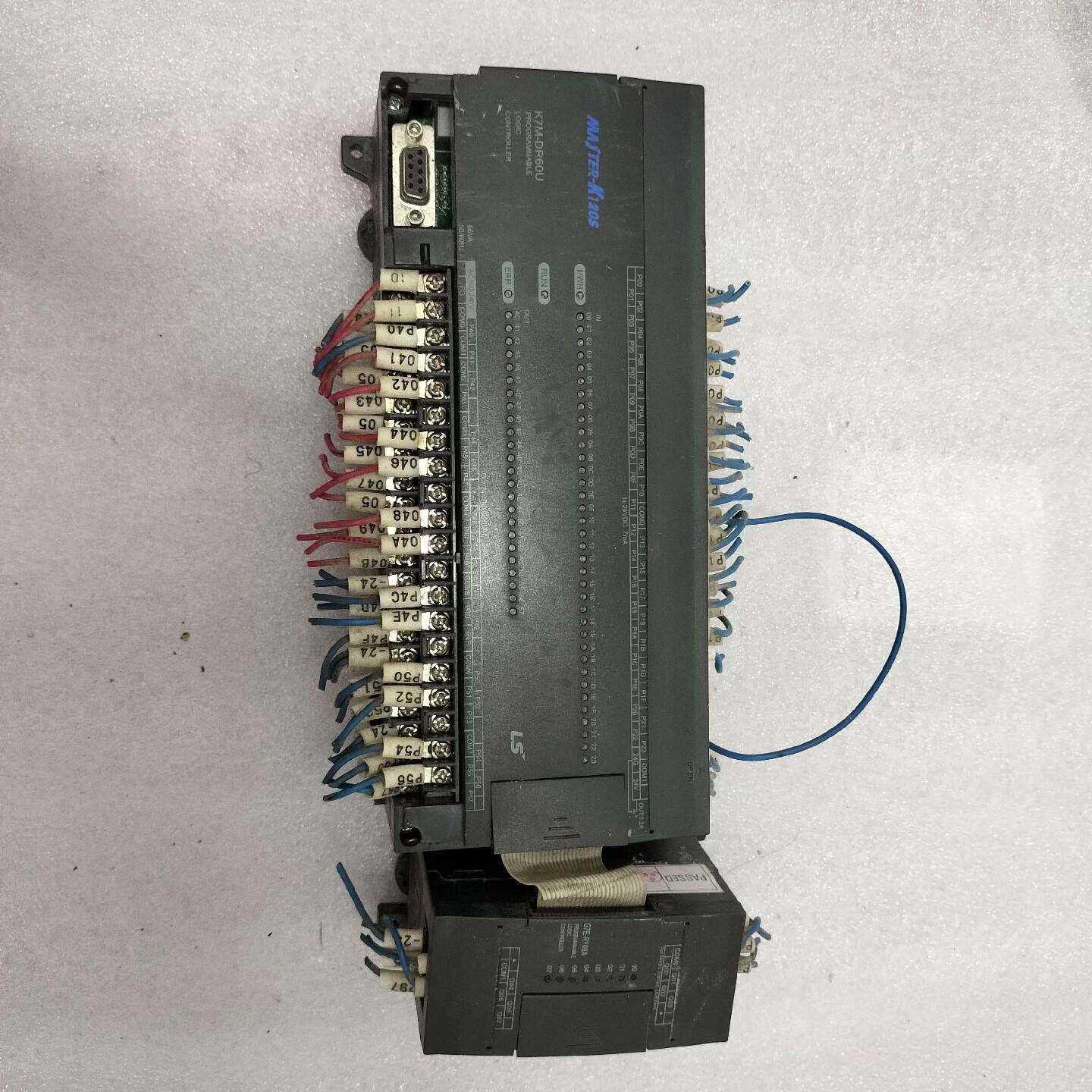 LS拆机PLC K7M-DR60U带扩展G7E-RY08A