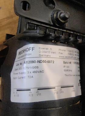 倍福驱动器AX5172配套变压器AX2090-ND50-00