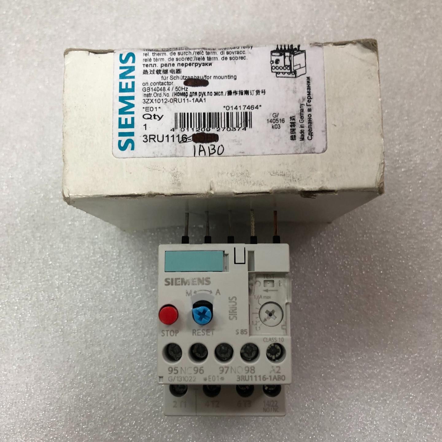3RU1116-1AB0 热继电器 125