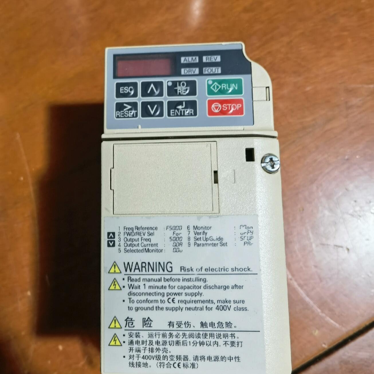 YASKAWA安川变频器 CIMR-JBBA0002BBA