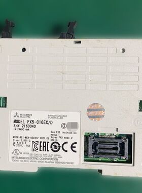 拆机PLC  FX5-C16EX/ D   实物拍摄 包