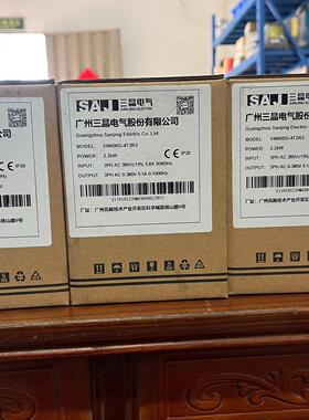 三晶SAJ变频器 型号：VM600G-4T2R2 2.2