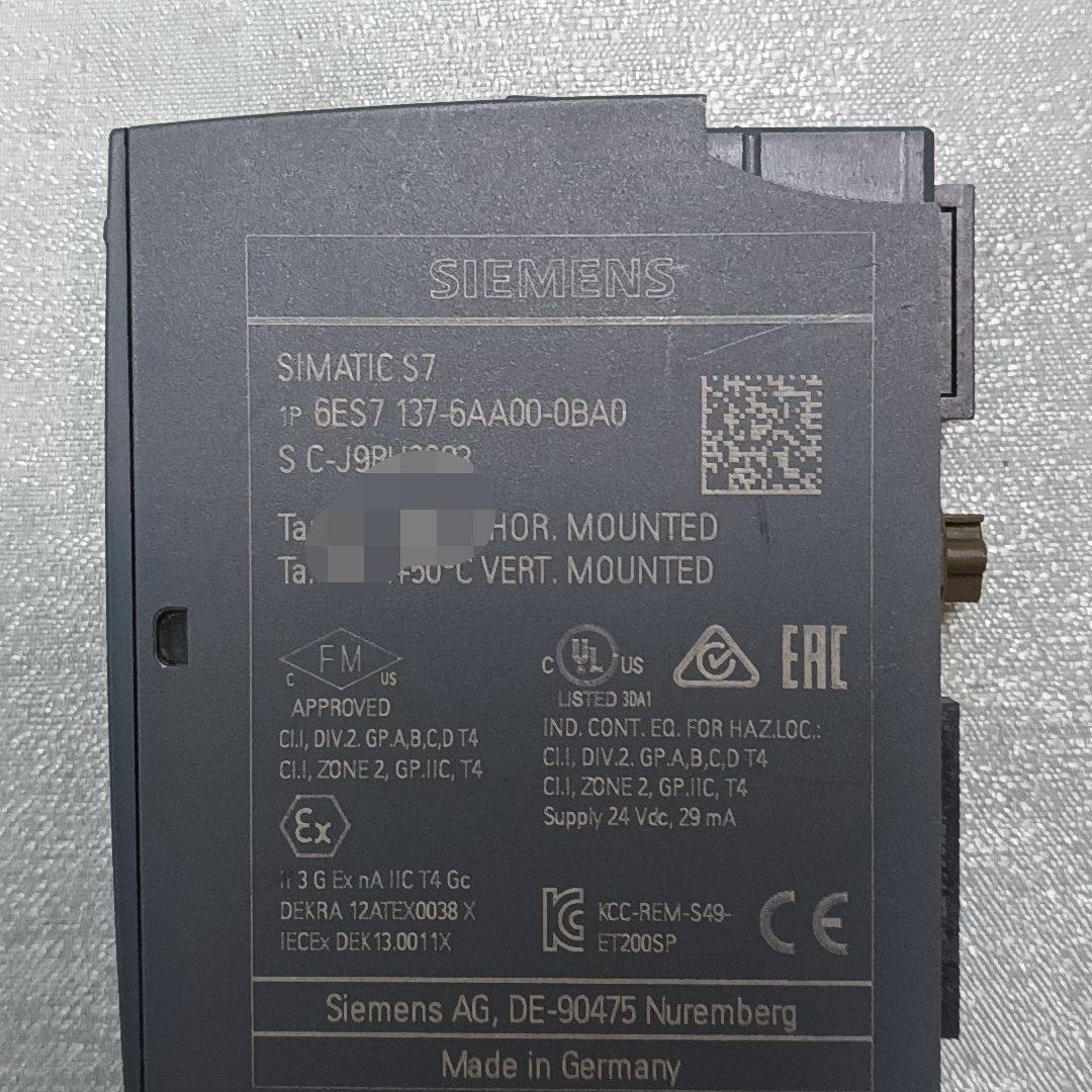 6ES7137-6AA00-0ba0137-6AA00 西门