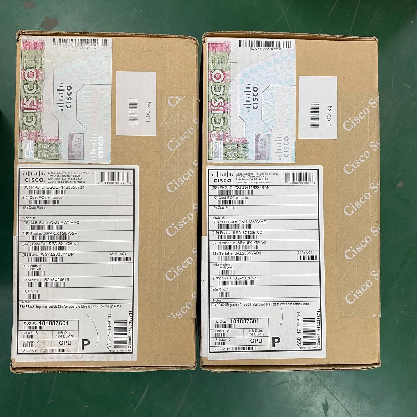 SPA-5X1GE-V2= 行货。未开封