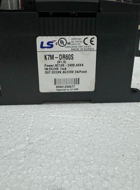 K7M-DR60S 拆机 功能包好 缺一边挡板   实物