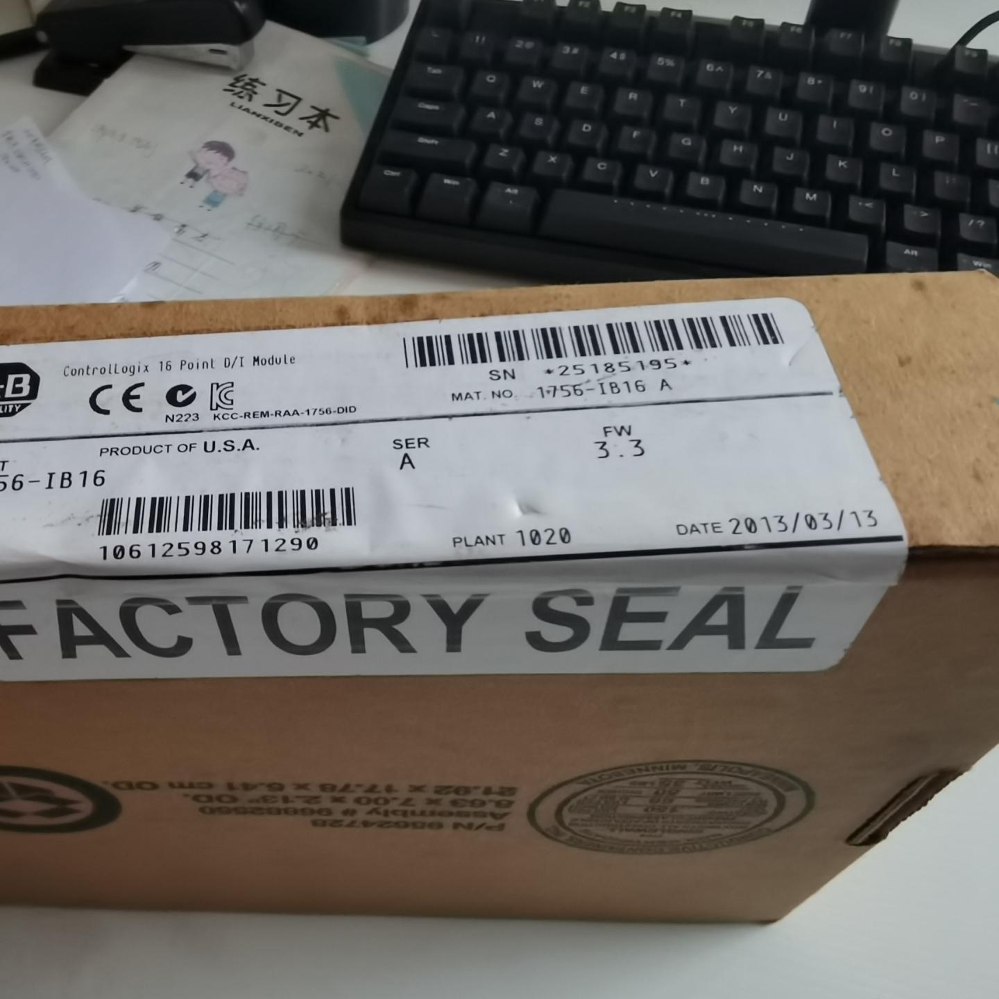 的ControlLogix 16点I/O模块 型号