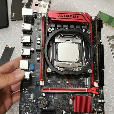 精粤 X99M-H D3主板+E5 2673V3 12核24